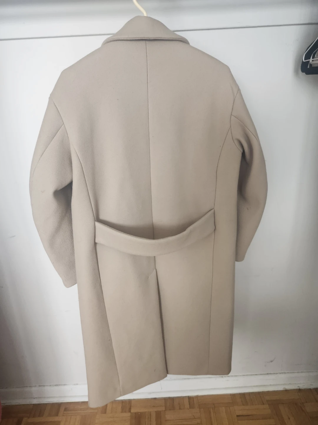 H&M Beige Wool Blend Coat xs - photo 4