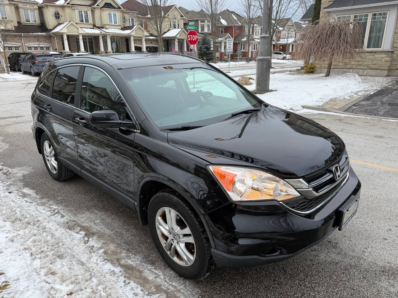 2010 Black Honda CR-V with Navigation