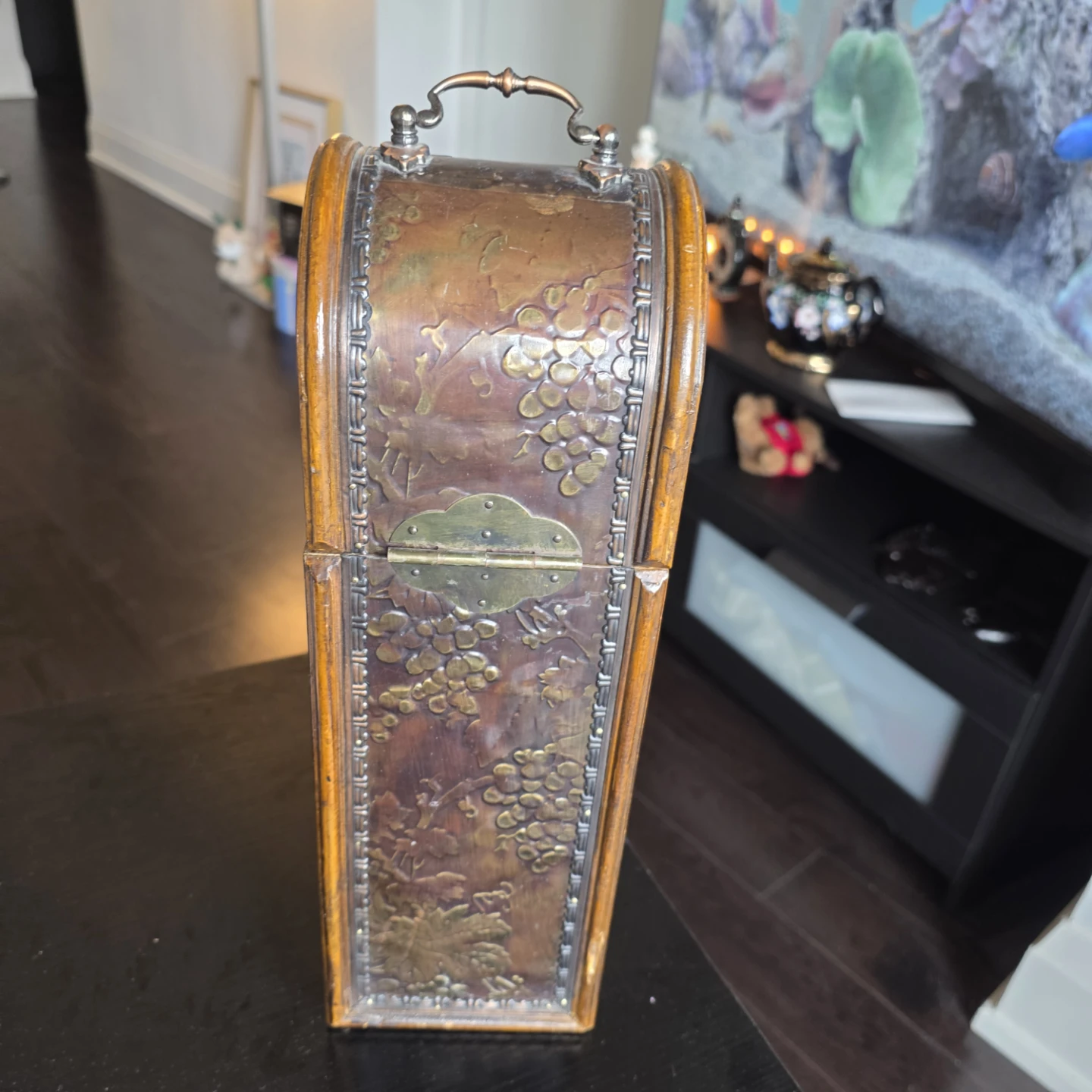 Decorative Wooden Wine Bottle Holder - photo 3