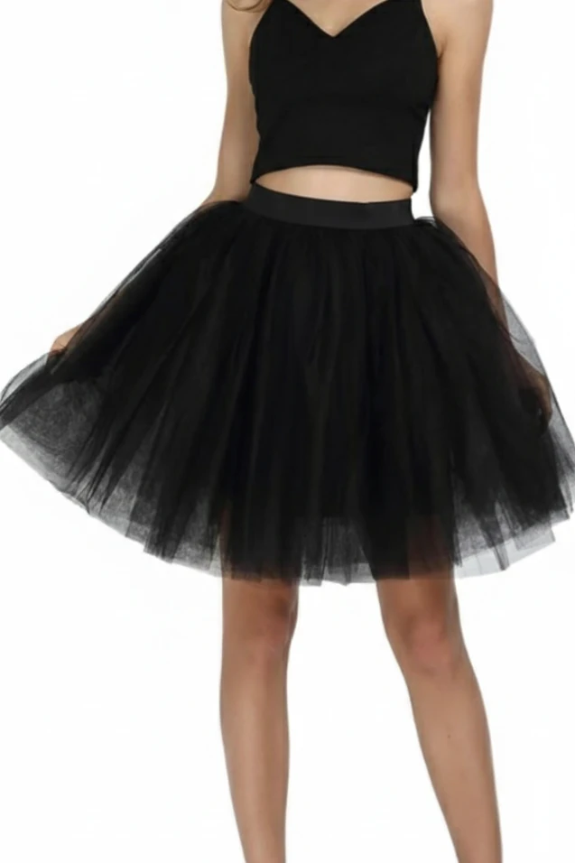 Black Tulle Skirt