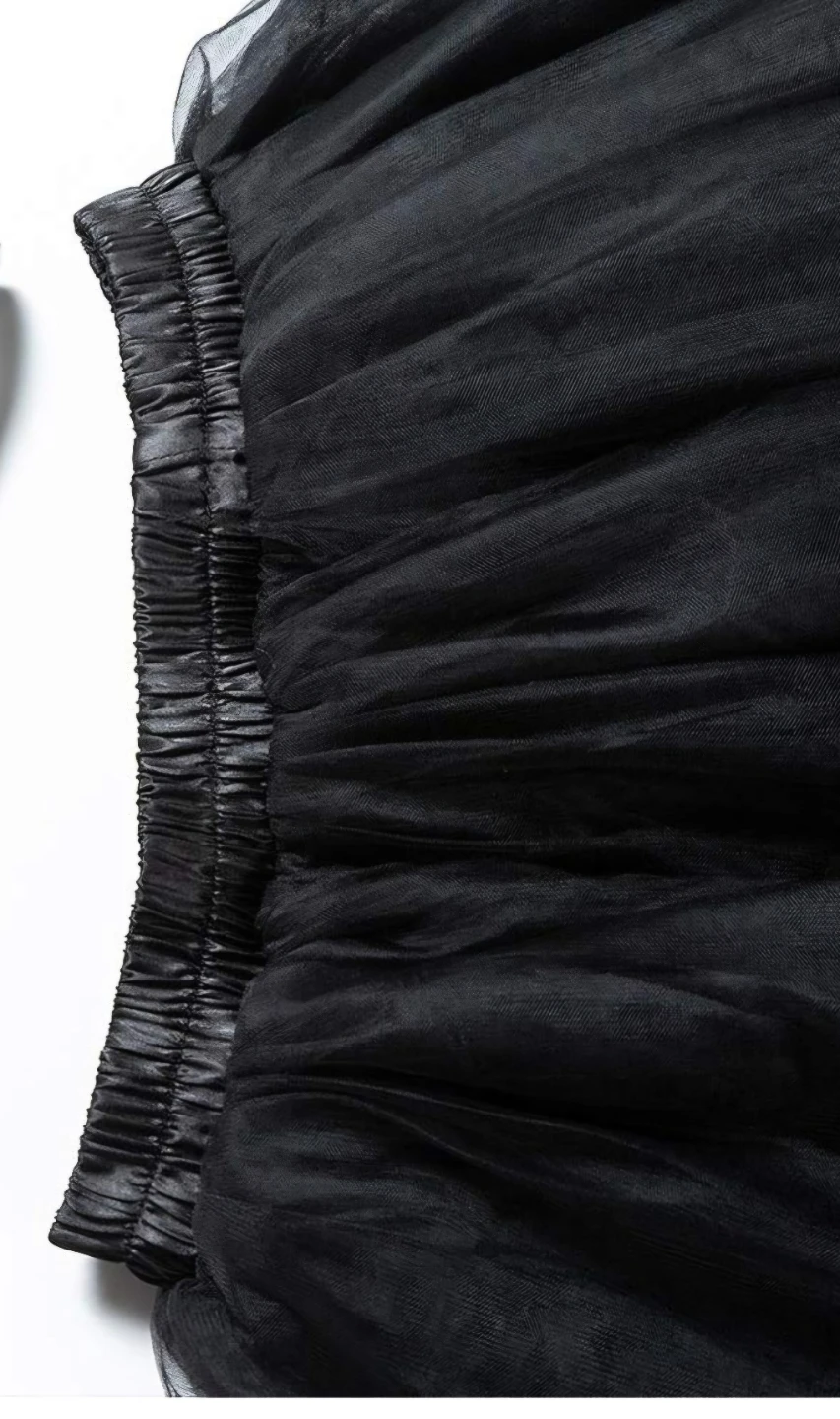 Black Tulle Skirt - photo 3