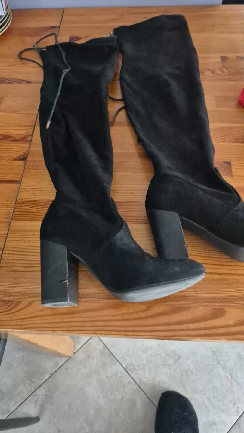 Black Over-the-Knee Boots - photo 3
