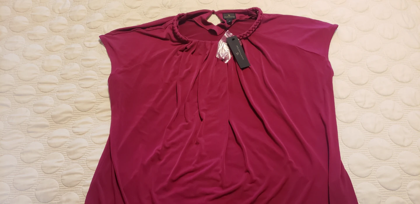 New Worthington XL Pink Blouse