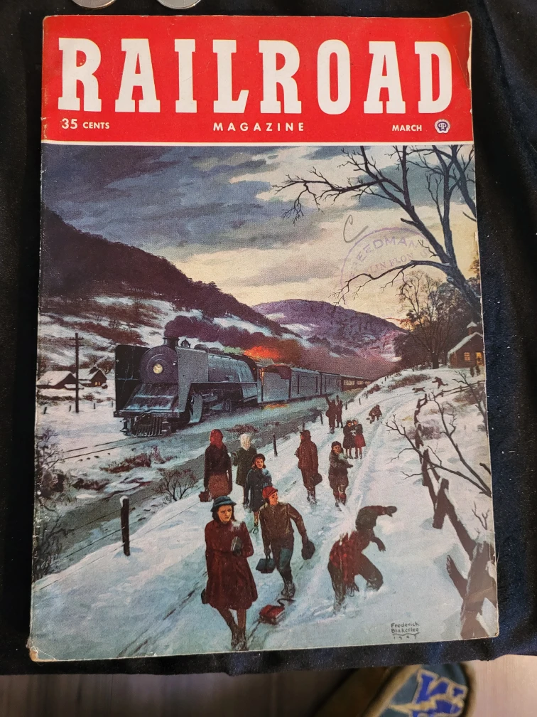Vintage Railroad Magazine, March 1948