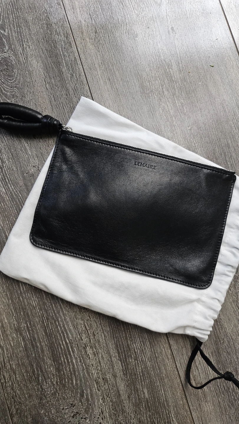 Lemaire Black A5 Folder Pouch - photo 2