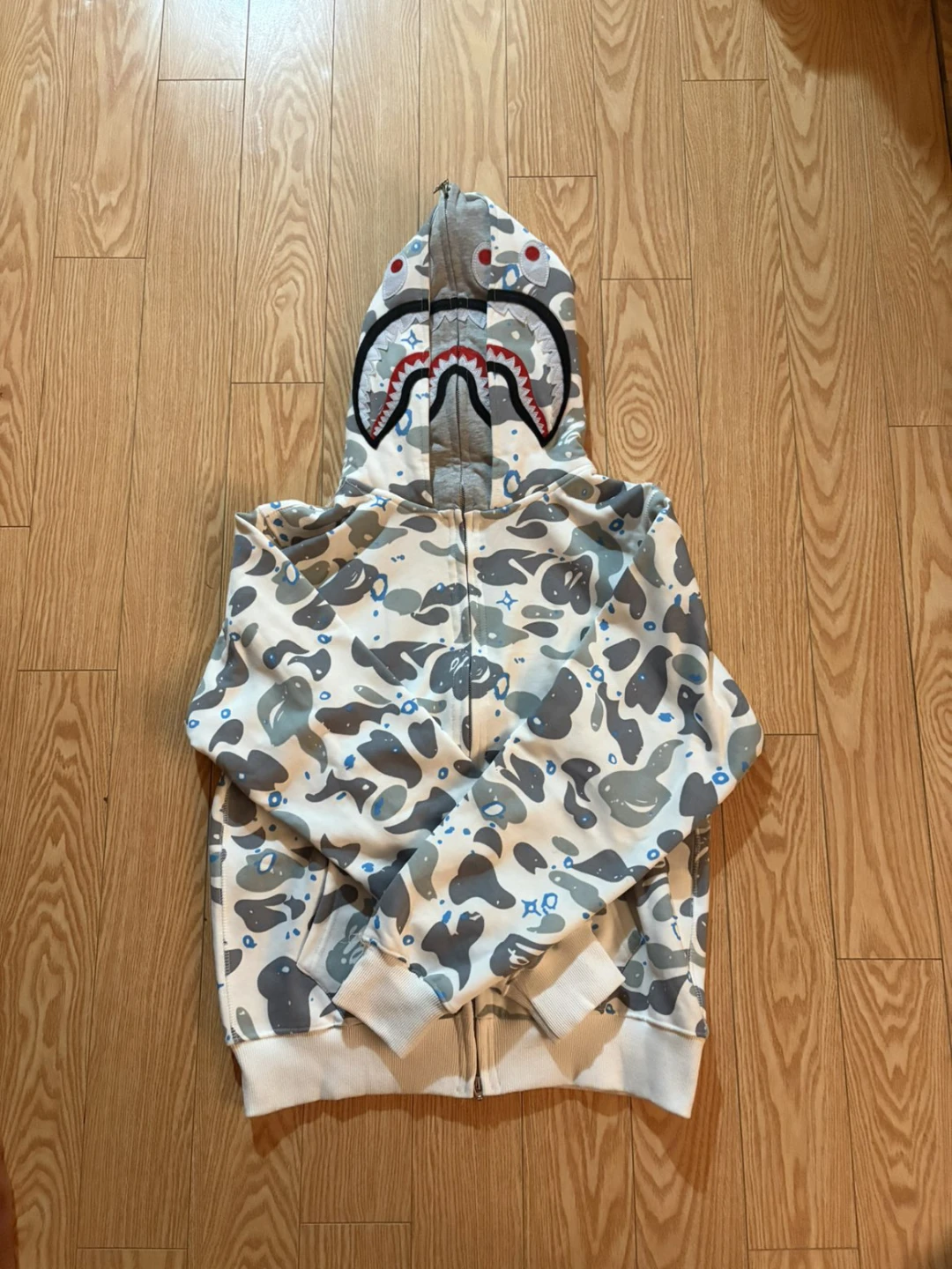 White Galaxy Bape Hoodie