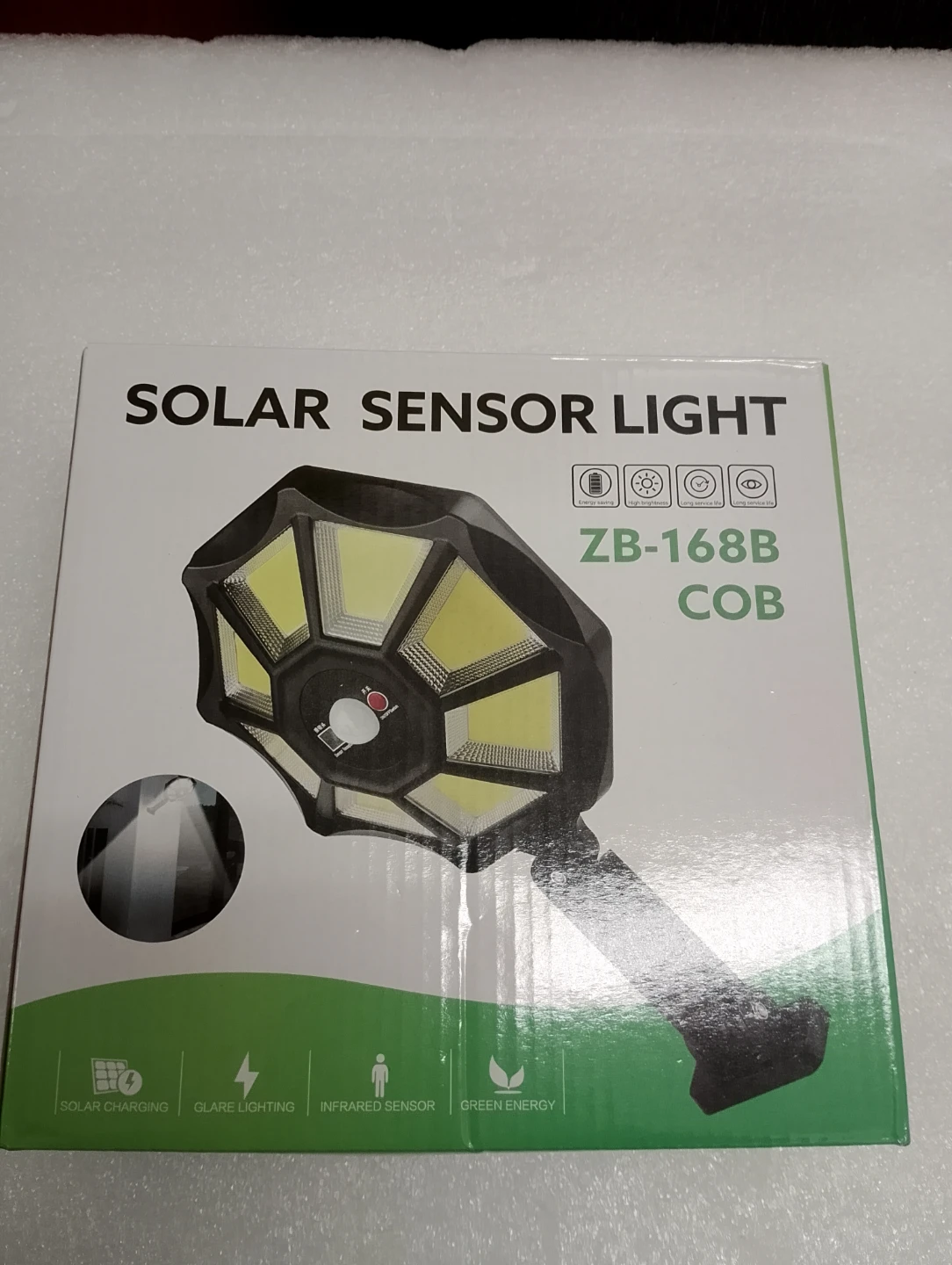 BNIB!!!Solar Sensor Light ZB-168A LED - photo 2