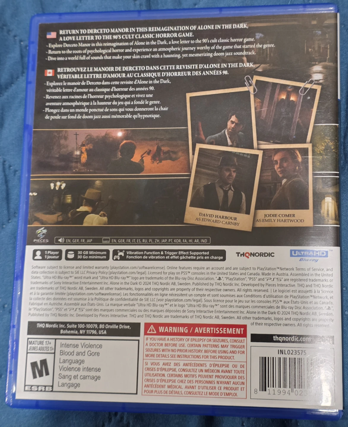 Alone In The Dark PS5 - photo 2