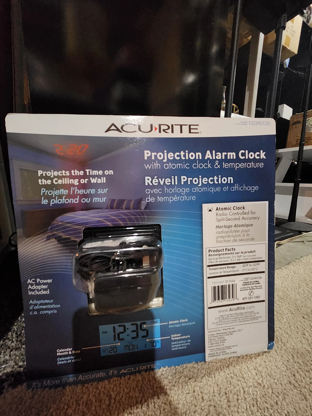 Projection Alarm Clock - Atomic Clock - photo 4