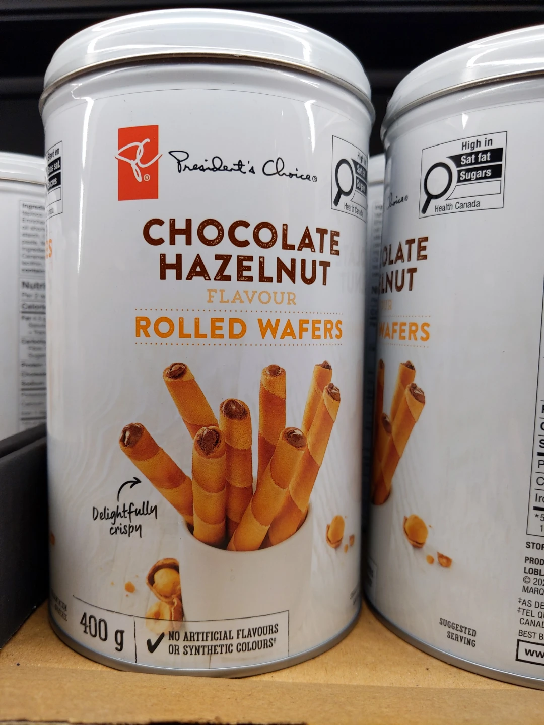 $3 ea. ($6 retail) Chocolate Hazelnut Rolled Wafers