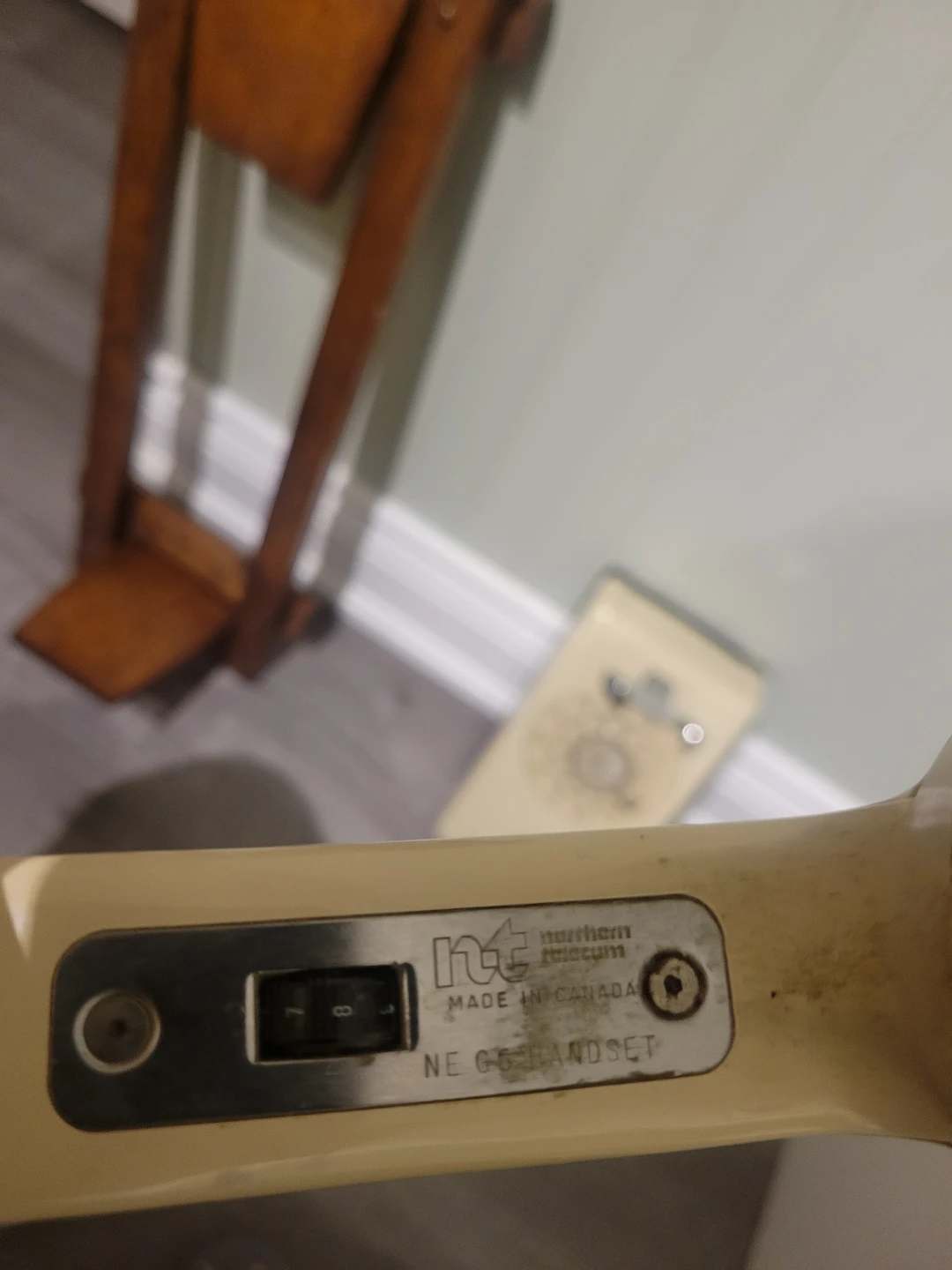 Vintage Northern Telecom NE 65 Handset Rotary Phone - photo 2