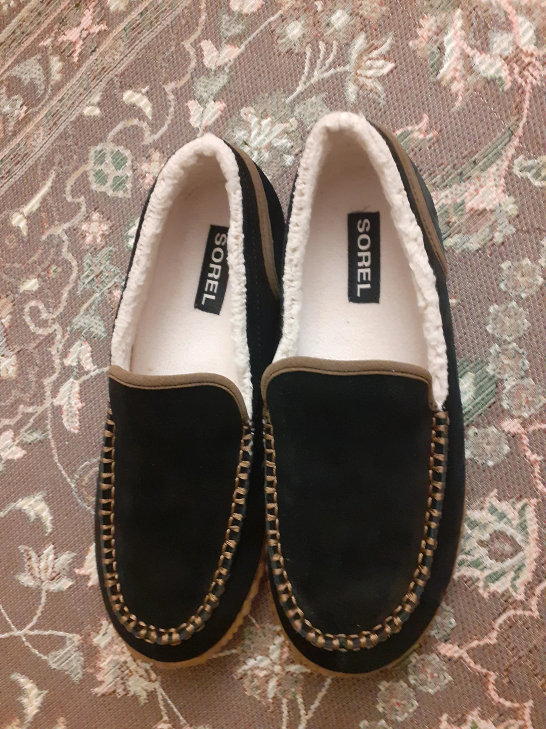 Sorel Men's Suede Slippers Black Size 9 - photo 4