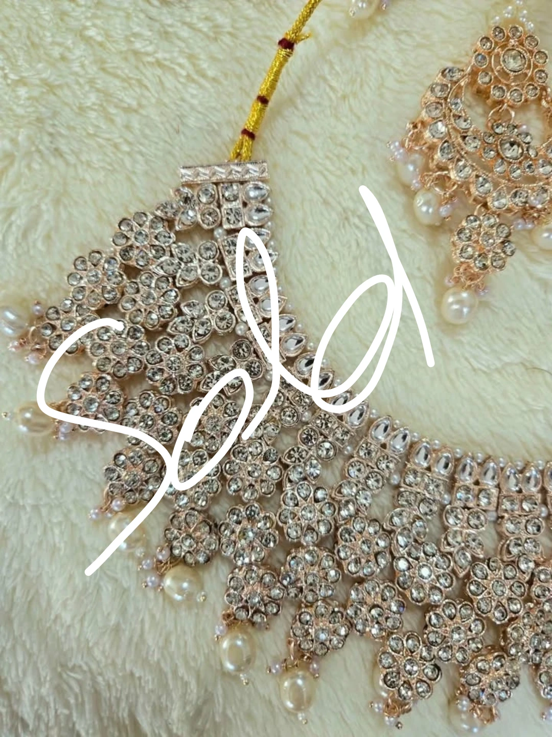 Kundan Style Indian Jewelry Set – 3 Colors Available - photo 4