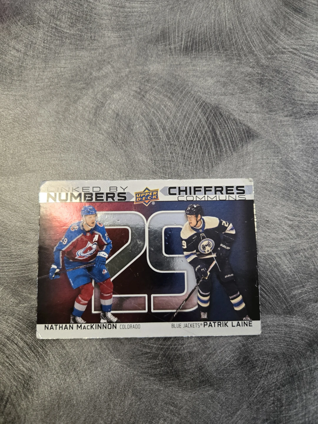 Numbers Hockey Card - Nathan MacKinnon & Patrik Laine