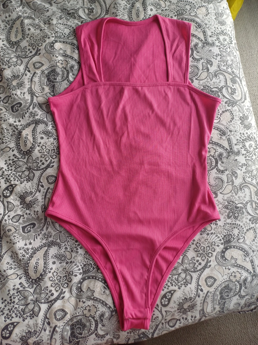 Pink Ribbed Bodysuit - photo 2