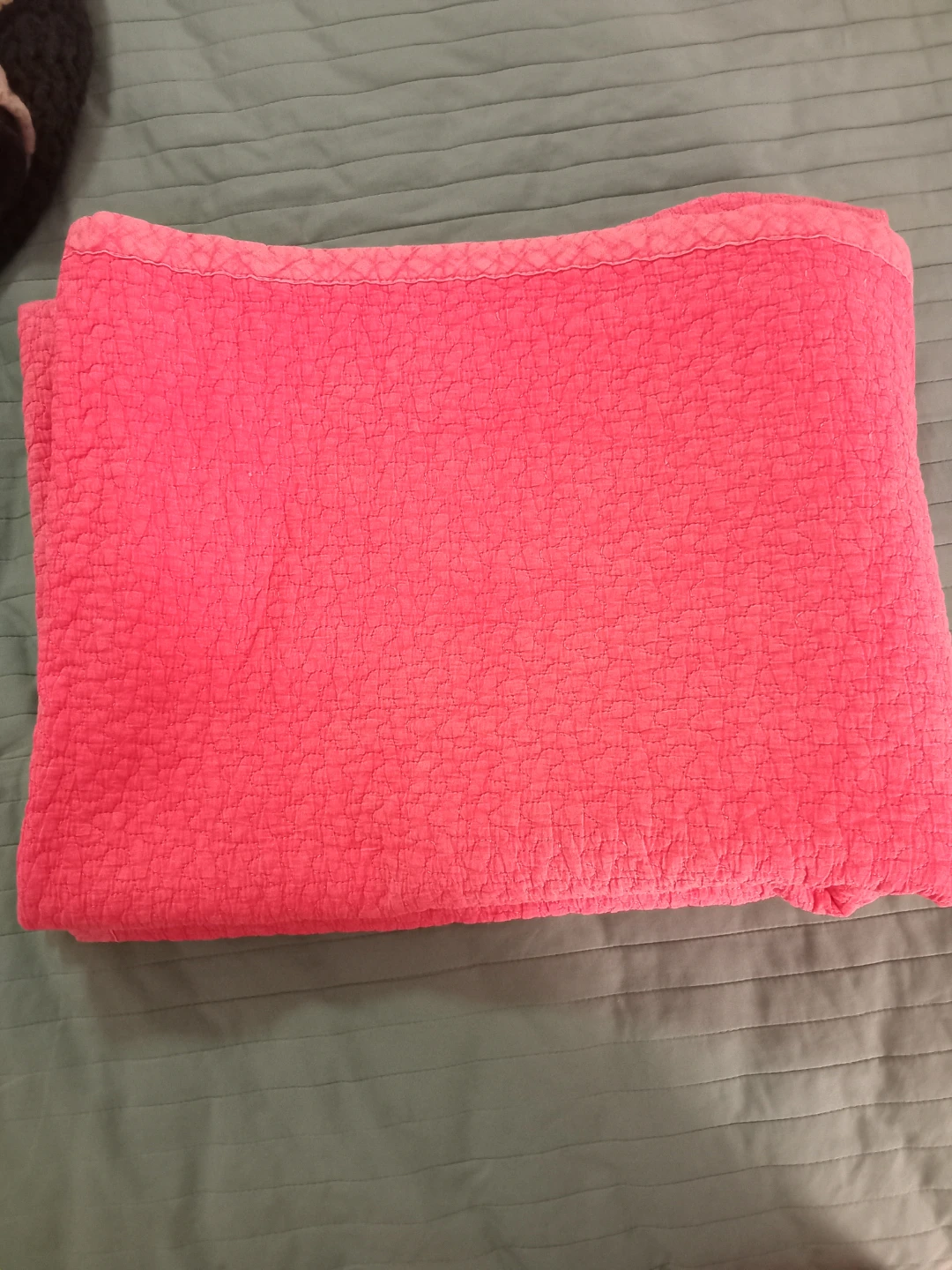 Pink Quilted Blanket - photo 3