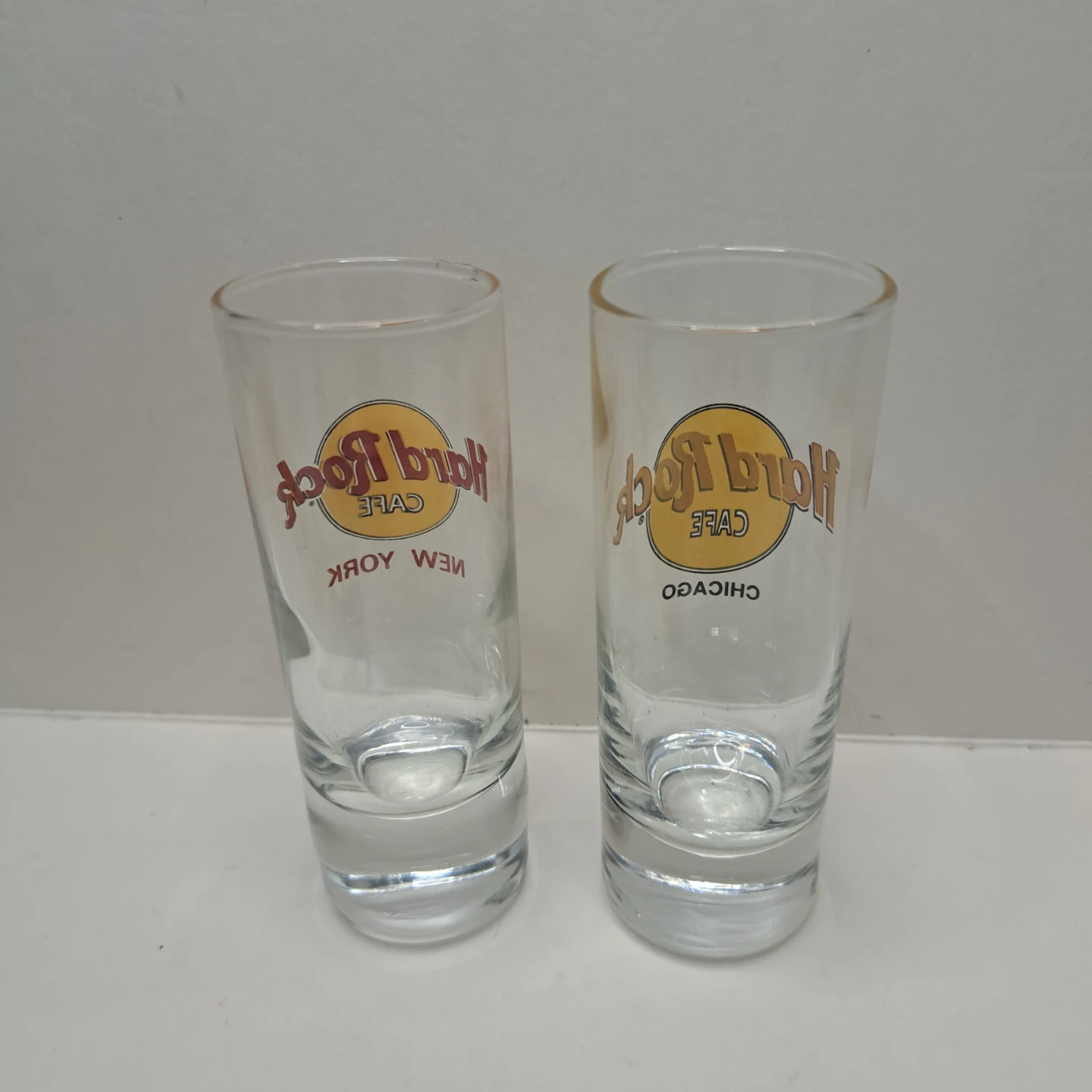 Hard Rock Cafe Shot Glasses - New York & Chicago - photo 3