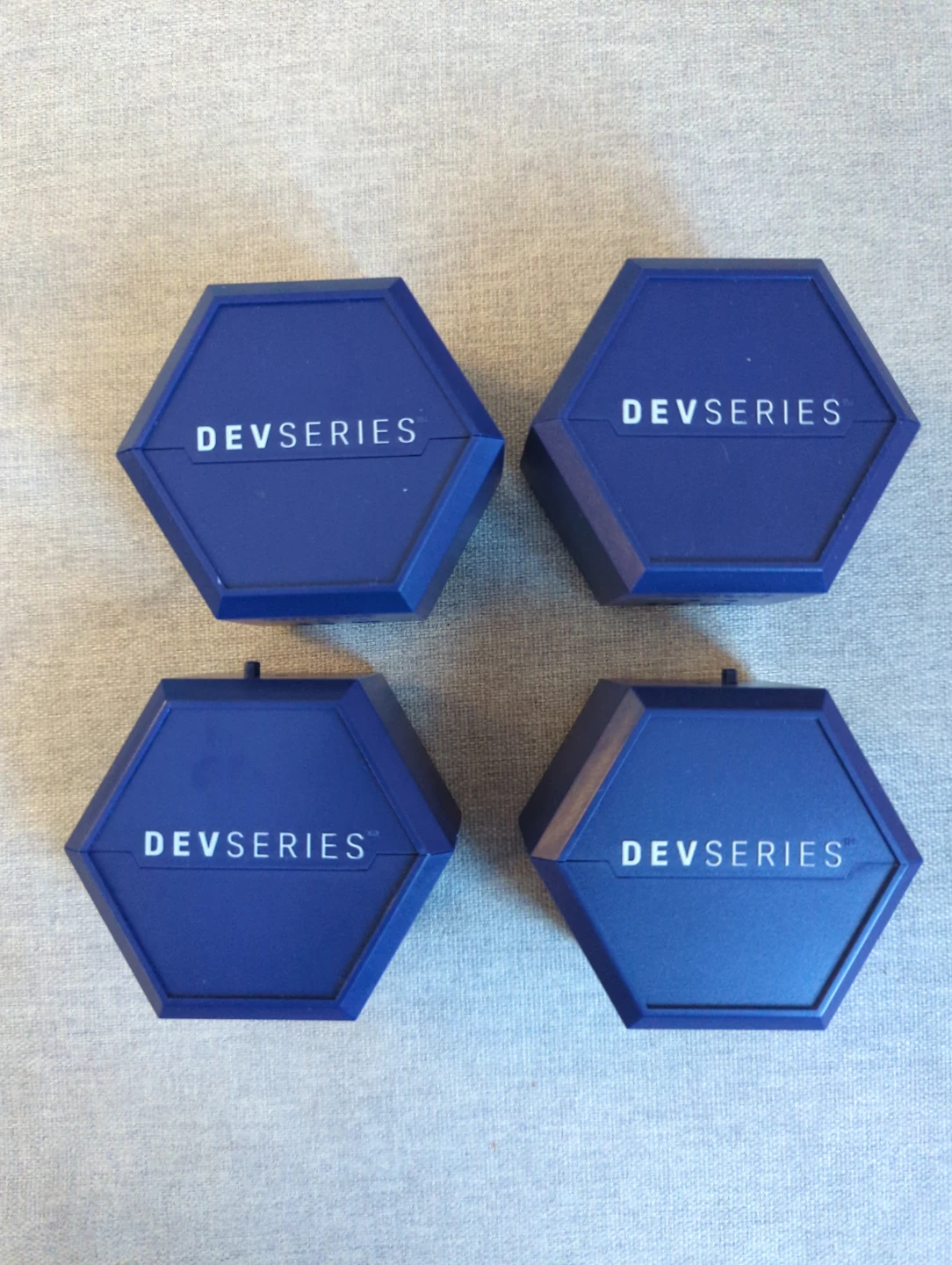 DEVseries Hexagon Desk Organizer - Blue