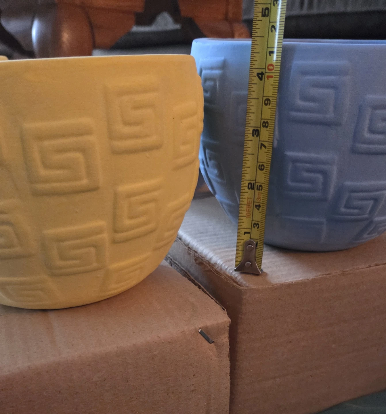 Decorative Planters - Yellow & Blue - photo 2