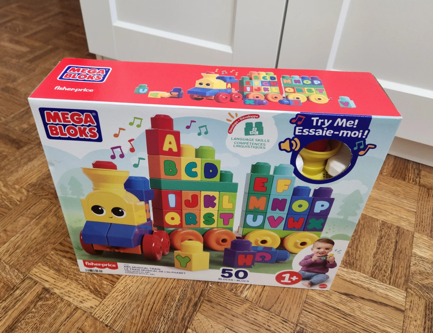 Mega Bloks ABC Musical Train - 50 Blocks