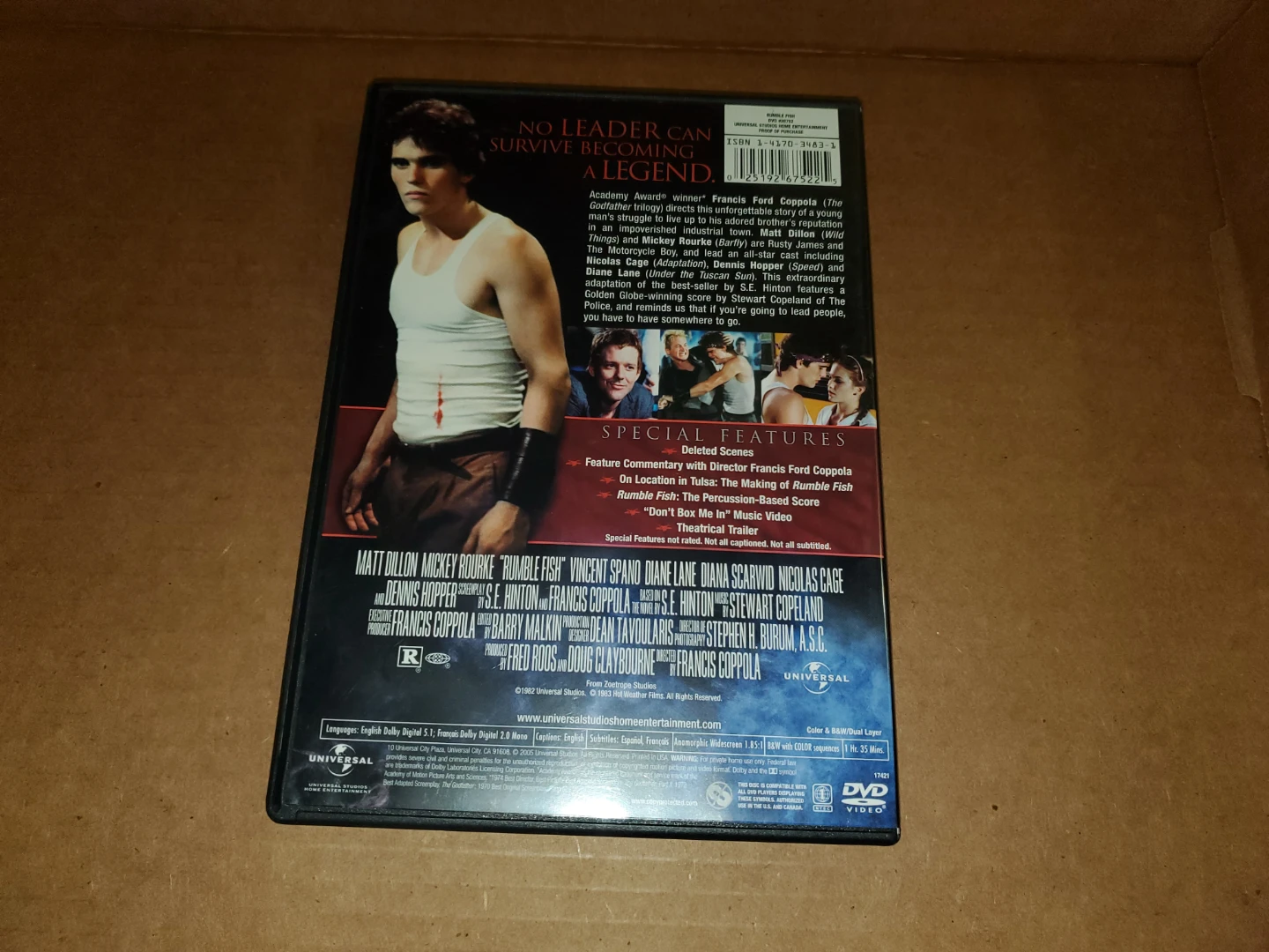 Rumble Fish DVD - Special Edition - photo 2