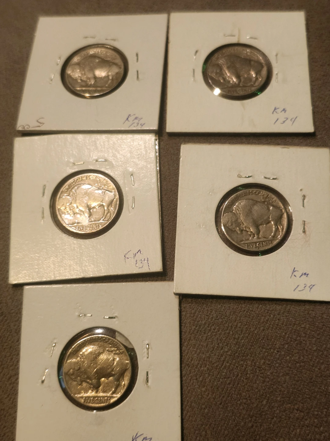 1937 Buffalo Nickel Collection - Key Date Coins - photo 2