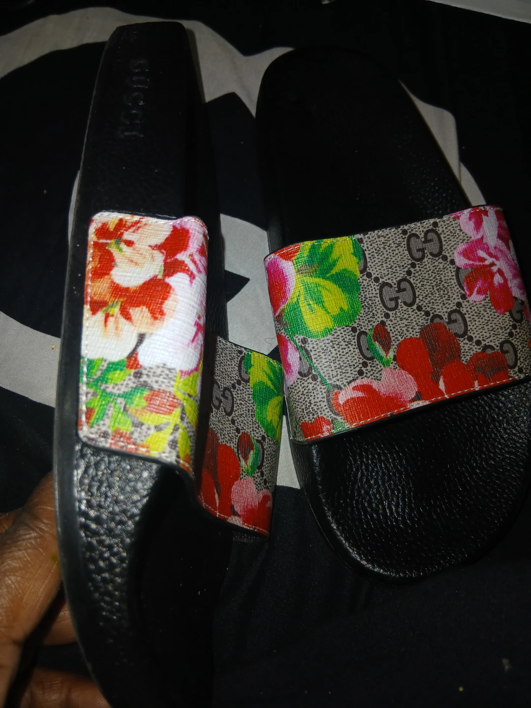 Gucci Floral Slides - Size 39 - photo 2