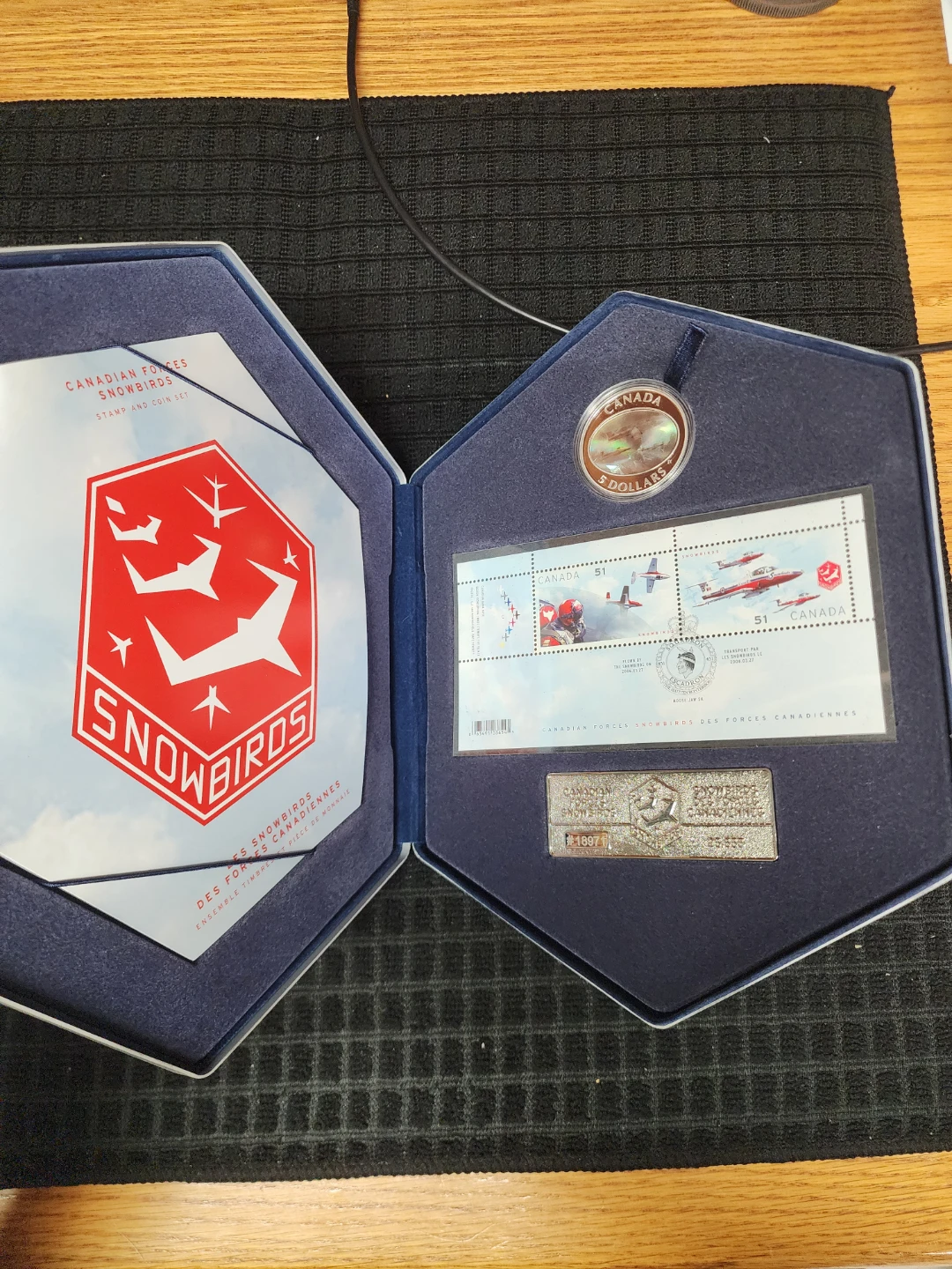 Canadian Forces Snowbirds Stamp and Coin Set