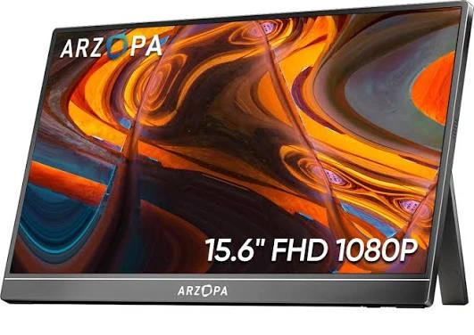 ARZOPA 15.6" FHD 1080P Portable Monitor