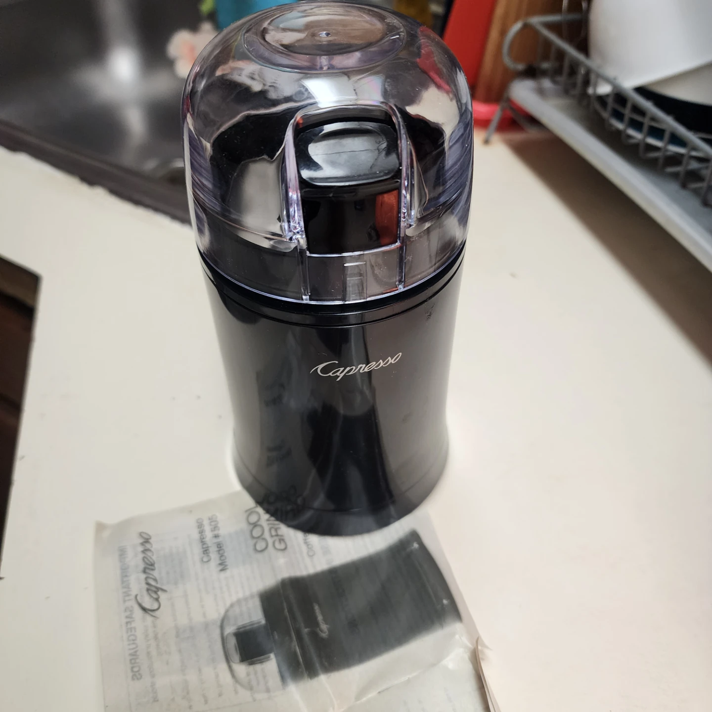 Capresso cool Grind coffee Grinder.