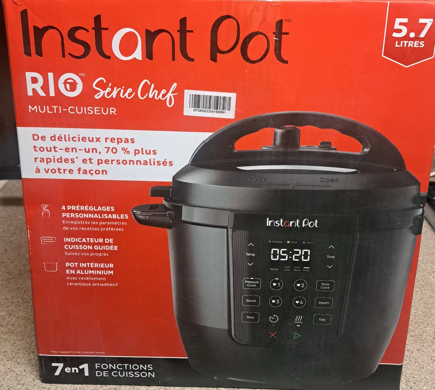 New Instant Pot Rio Chef Series 6 Quart - photo 2