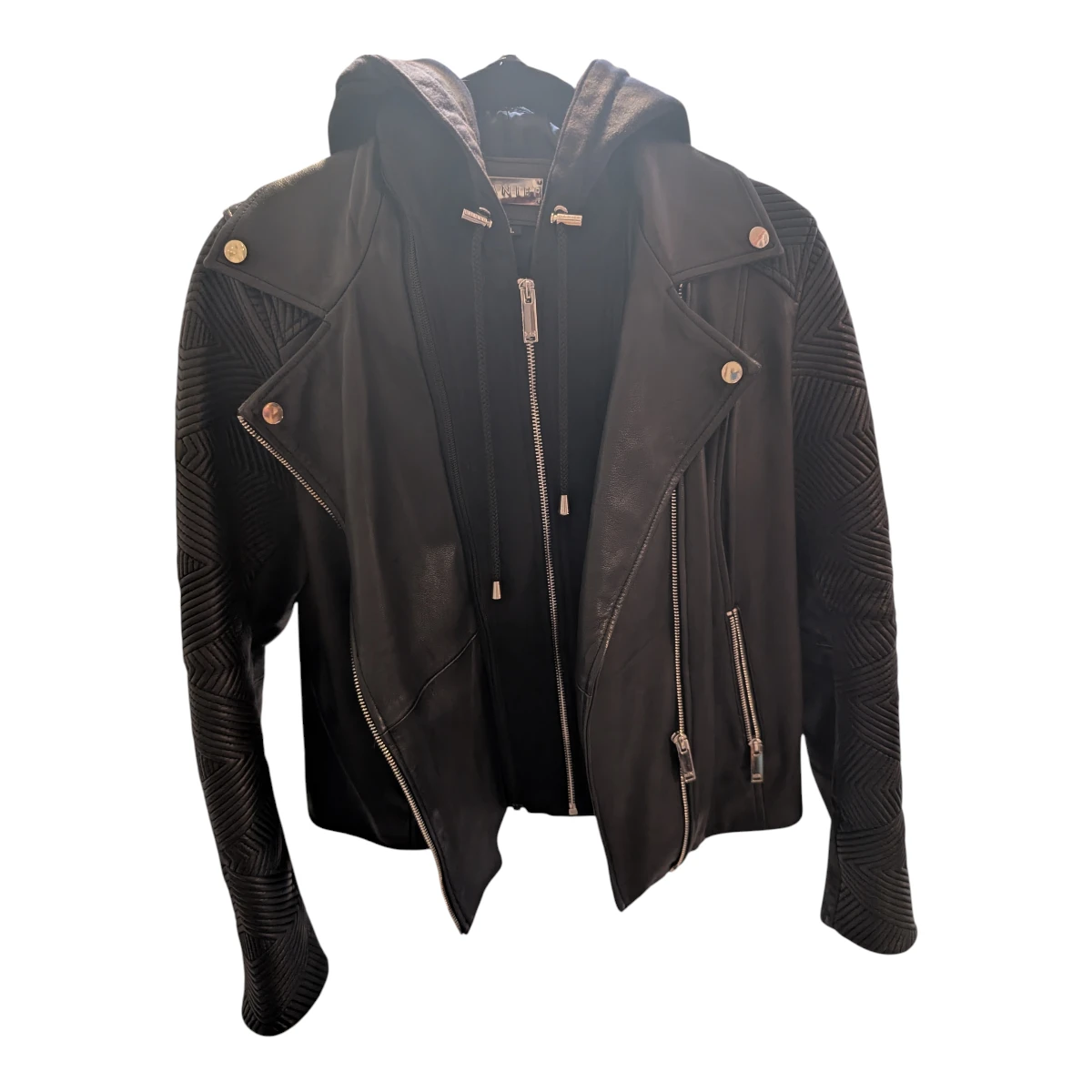 Danier Imani Leather Moto Jacket, Size L