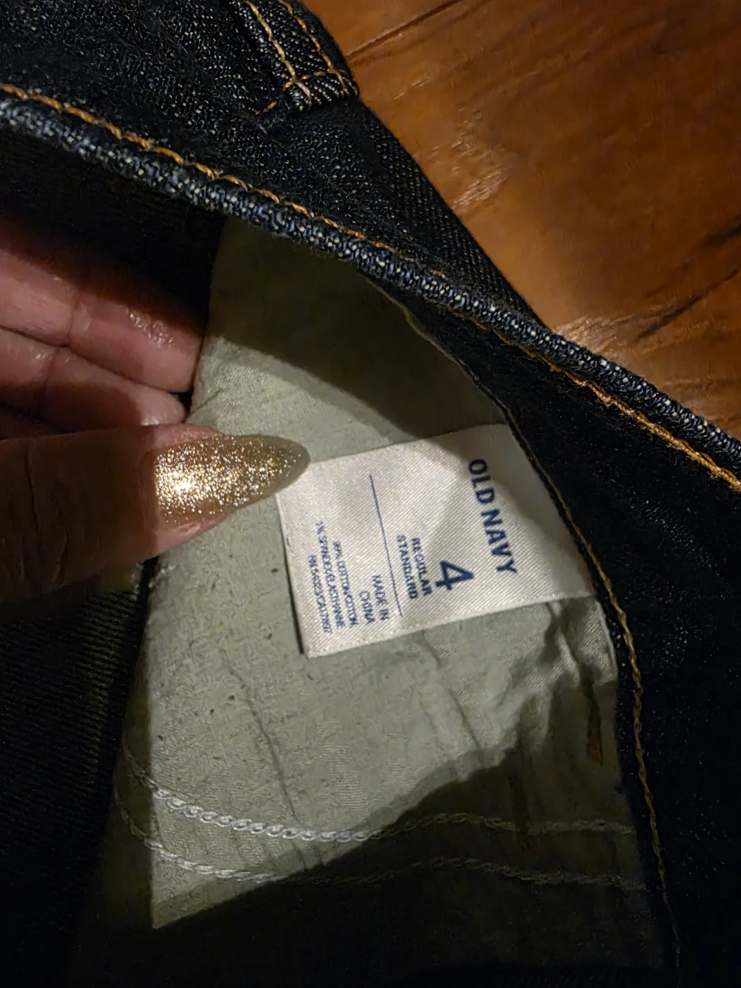 Old Navy Sweetheart Dark Wash Jeans - Size 4 - photo 3