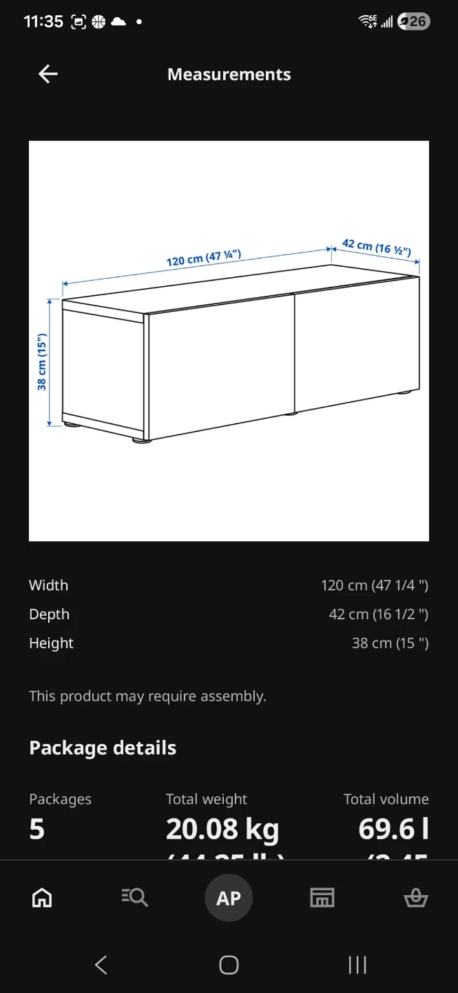 IKEA TV Bench / Media Console - photo 4