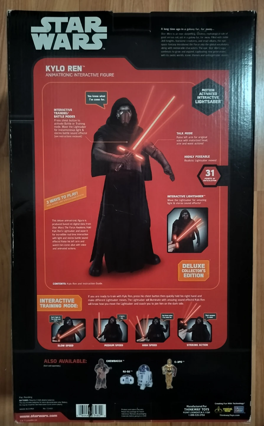 Star Wars Kylo Ren Animatronic Interactive Figure - photo 2
