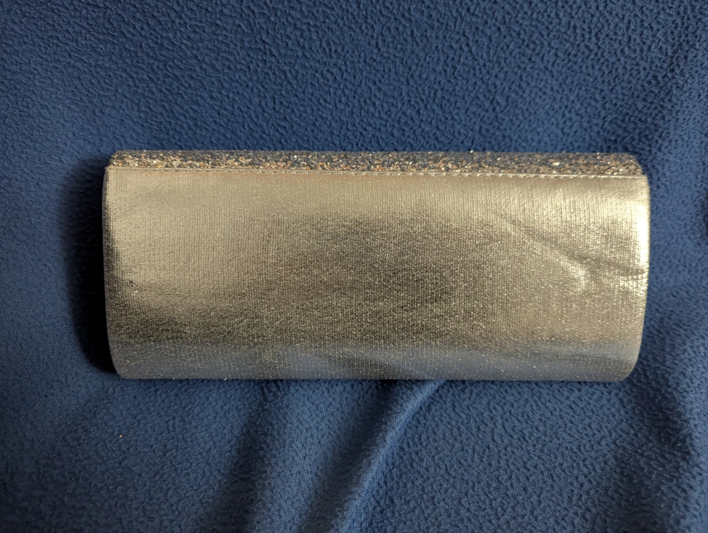 Silver Glitter Clutch Purse with Chain - photo 2