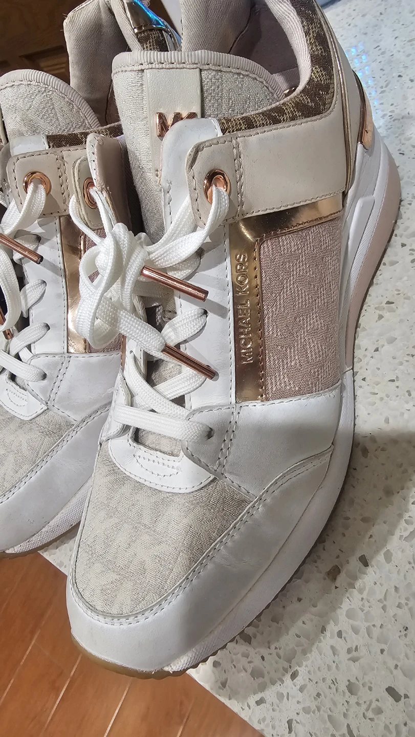 Michael Kors White/Rose Gold Sneakers 🥕 - photo 3