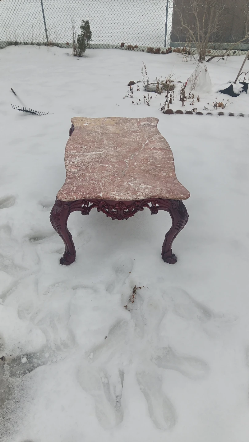 Vintage Marble Top Accent Tables (Set of 3) - photo 3