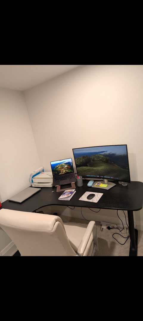 IKEA Bekant Corner Desk - Black - Adjustable Height - photo 4