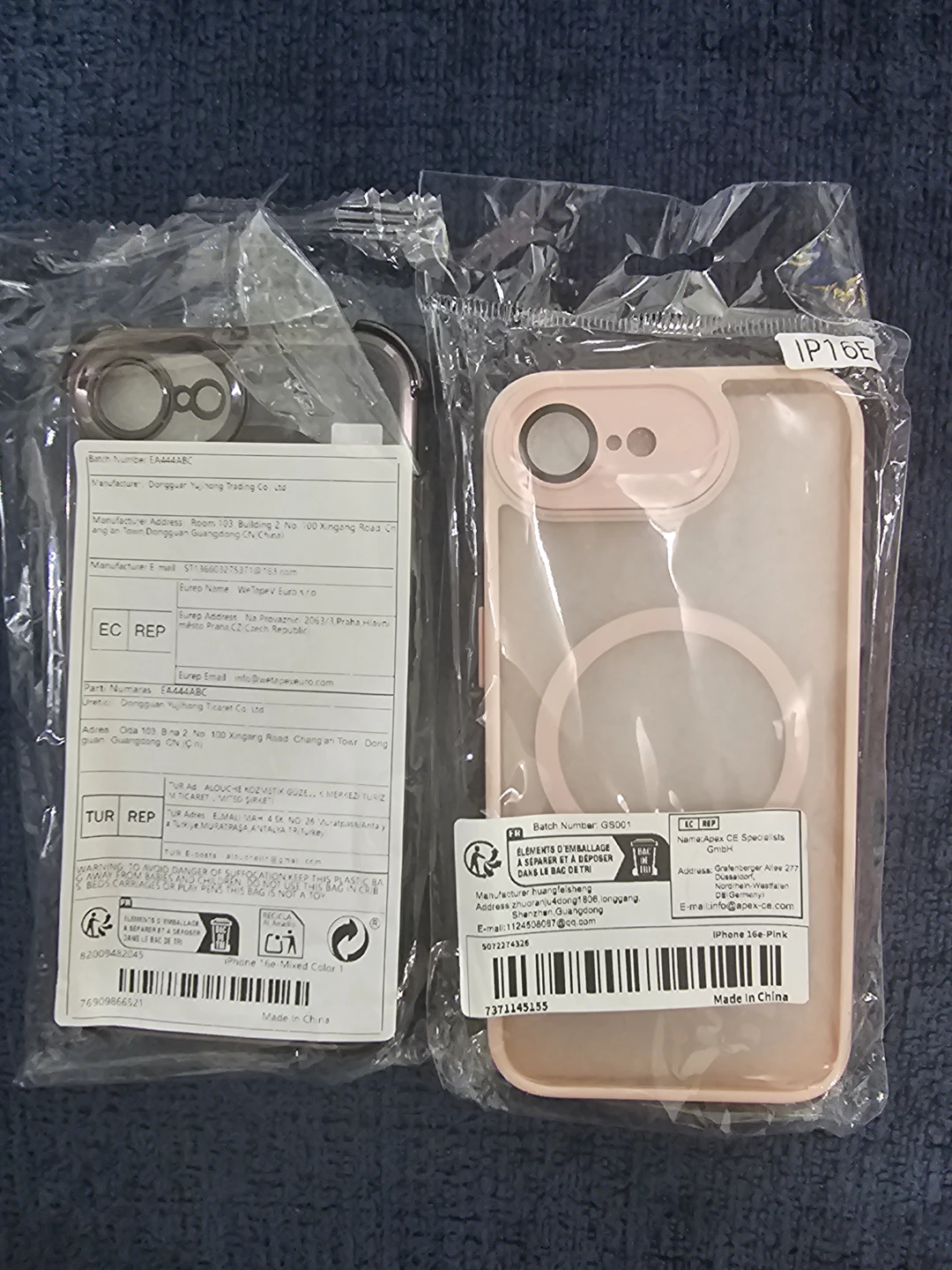New iPhone 16E Cases - Rose Gold & Black - photo 2