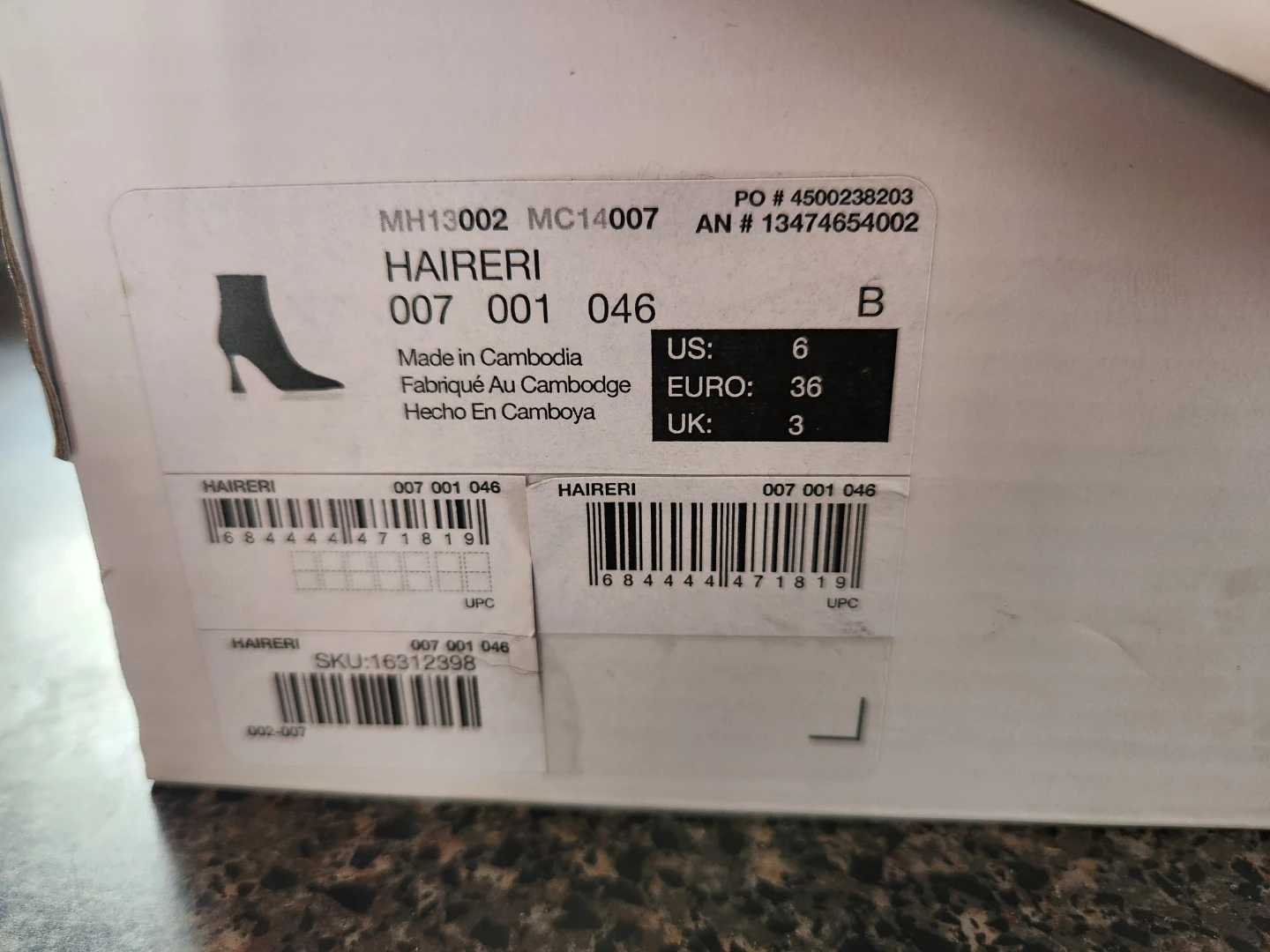 ALDO Black Suede Heeled Ankle Boots Size 6 - photo 4