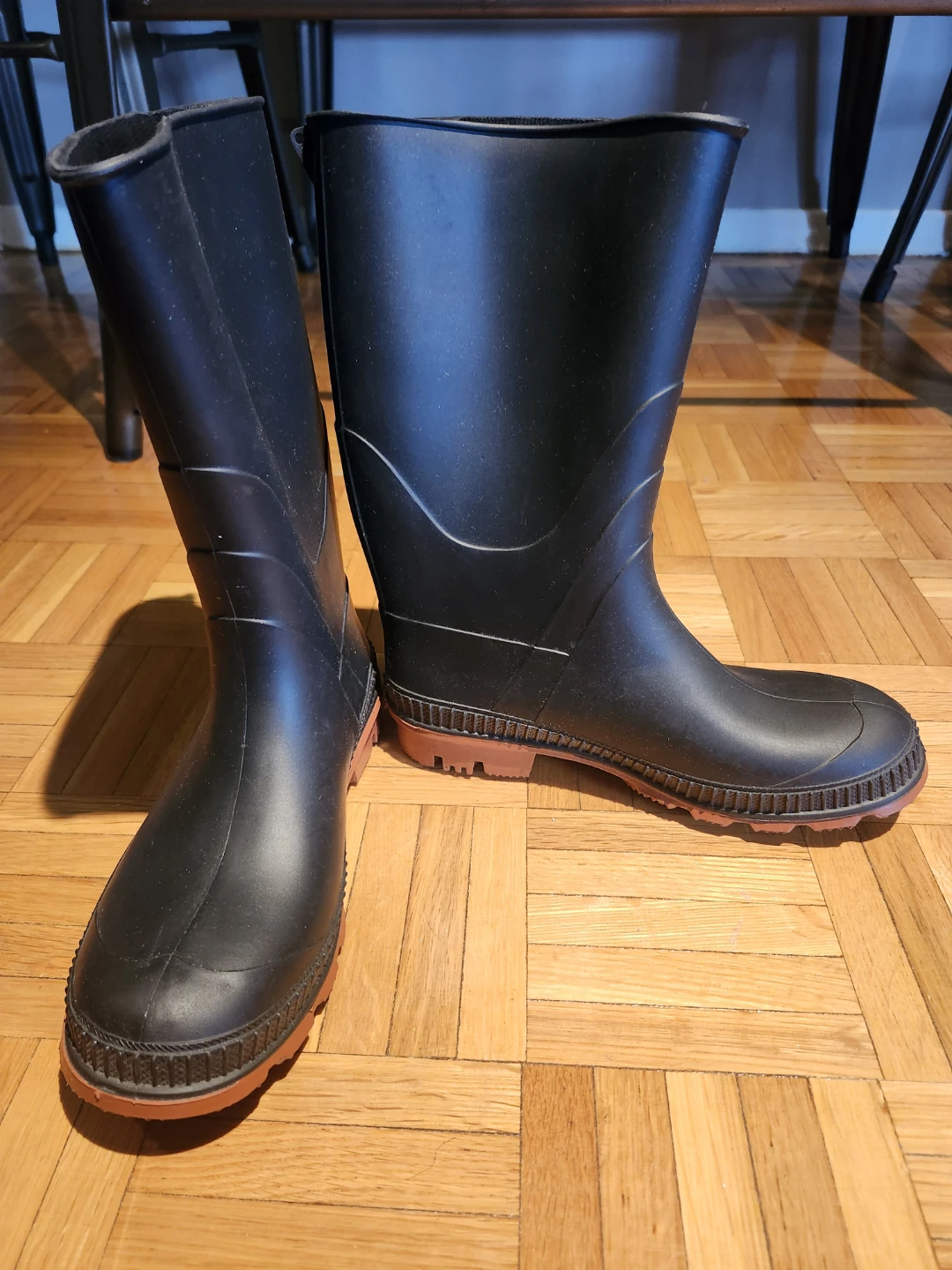 Black Rain Boots - Size 4 - photo 2