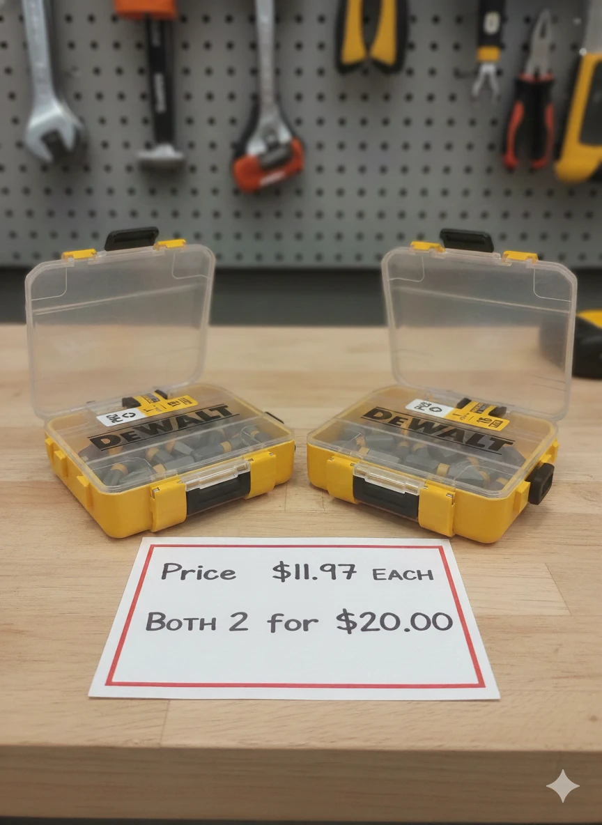 DeWalt Bit Set - Two for $20