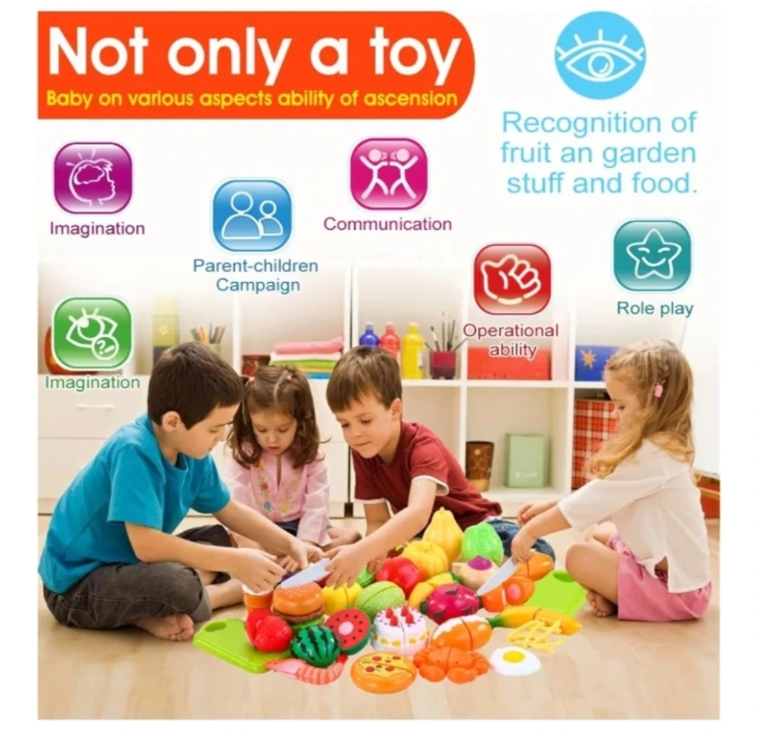 32pcs Cutting Food Toys Set with Handbag - photo 3