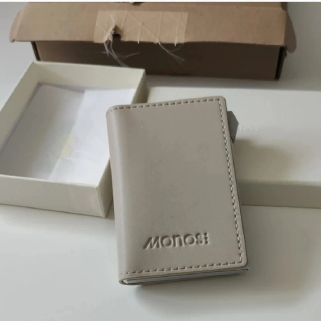 Monos Metro Card Case - Beige