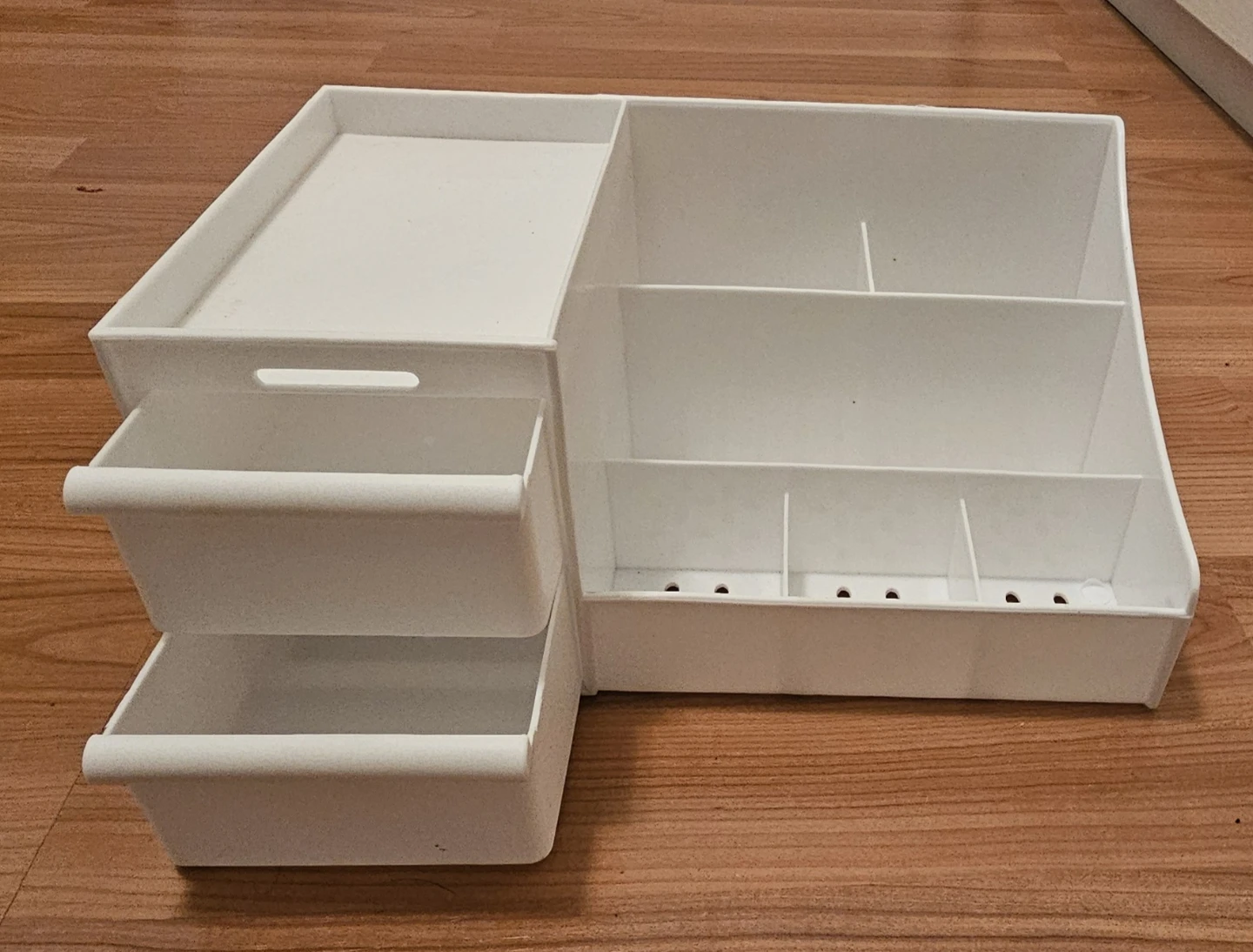 White Plastic Desk Organizer - photo 3