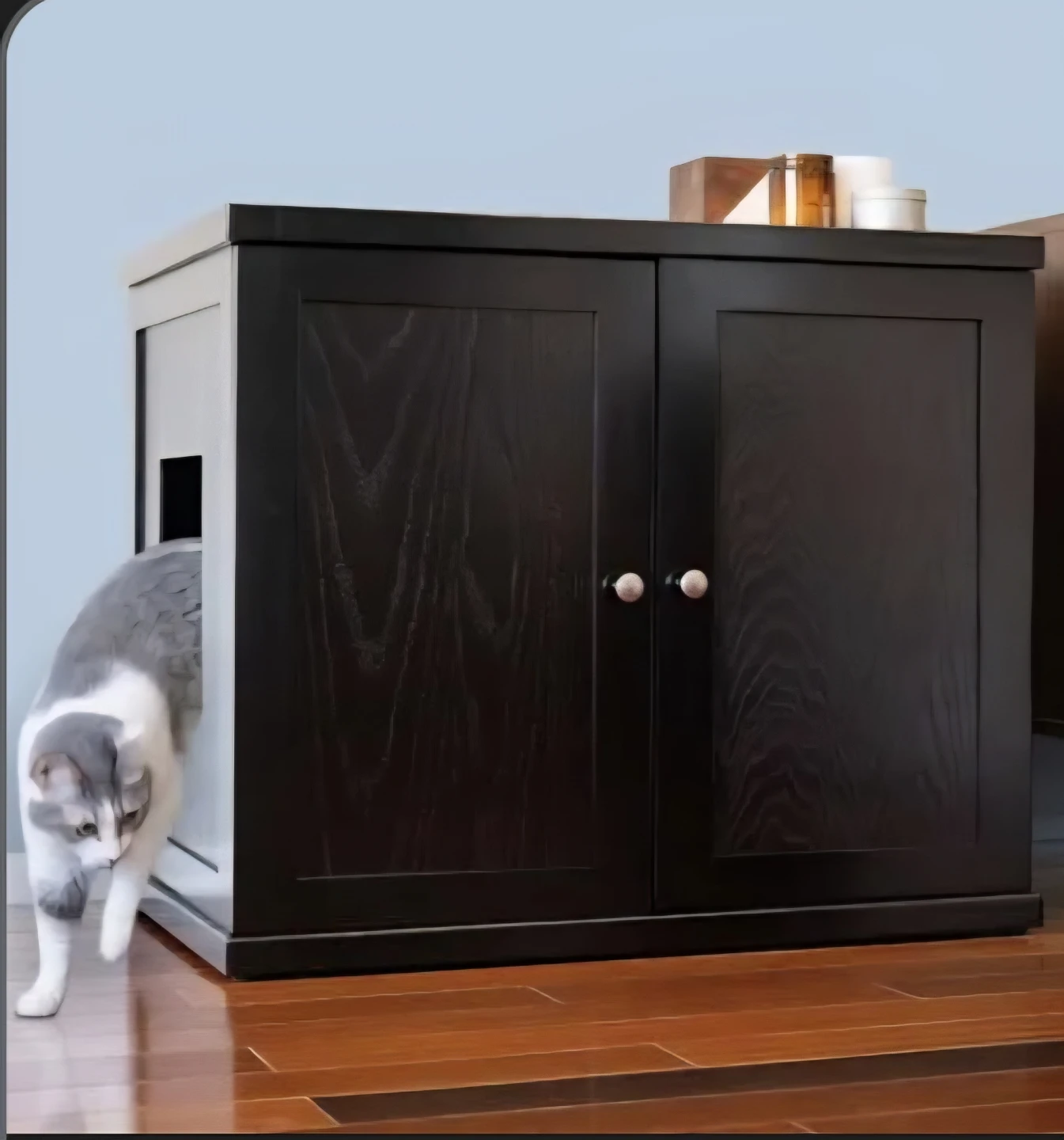 🥕 Cabinet to Hide Cat Litter Box 🐈 - photo 2
