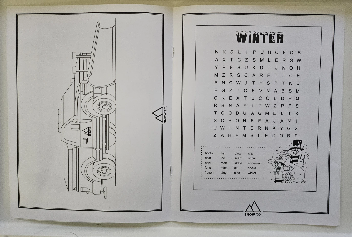 Snow T.O. Activity Book - photo 3