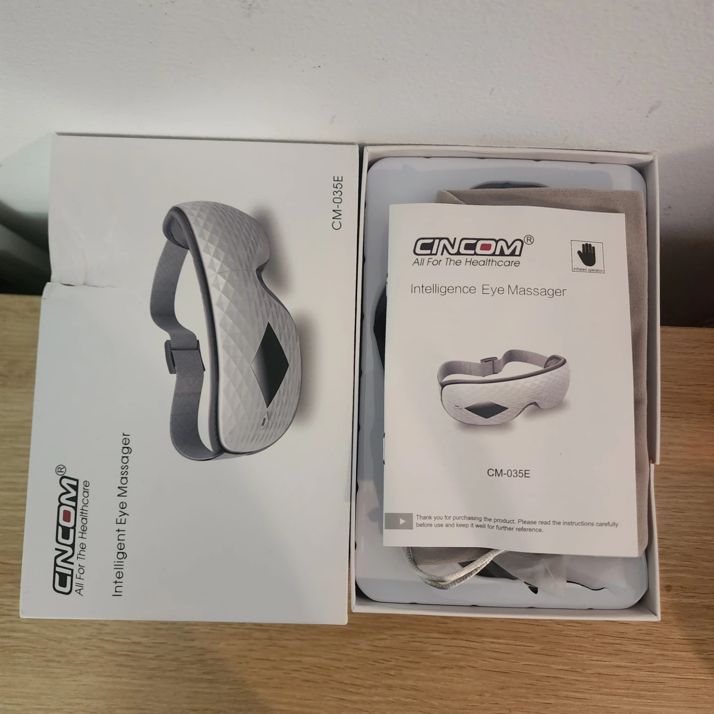 CINCOM Intelligent Eye Massager CM-035E with Heat - photo 4