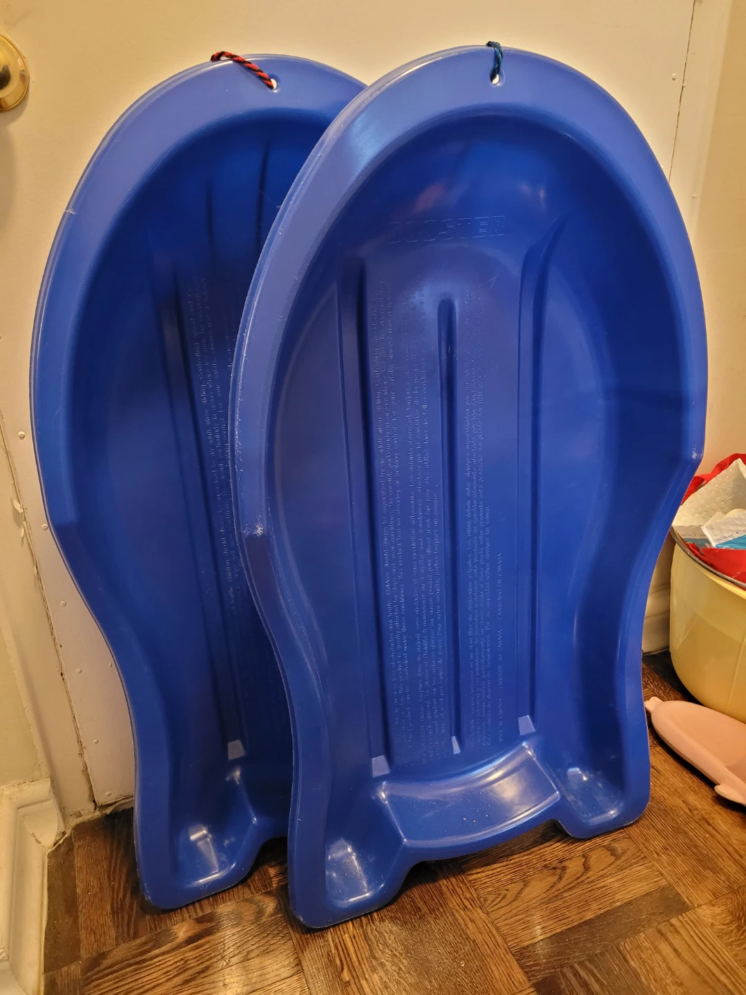 Blue Plastic Sled, Two for $15